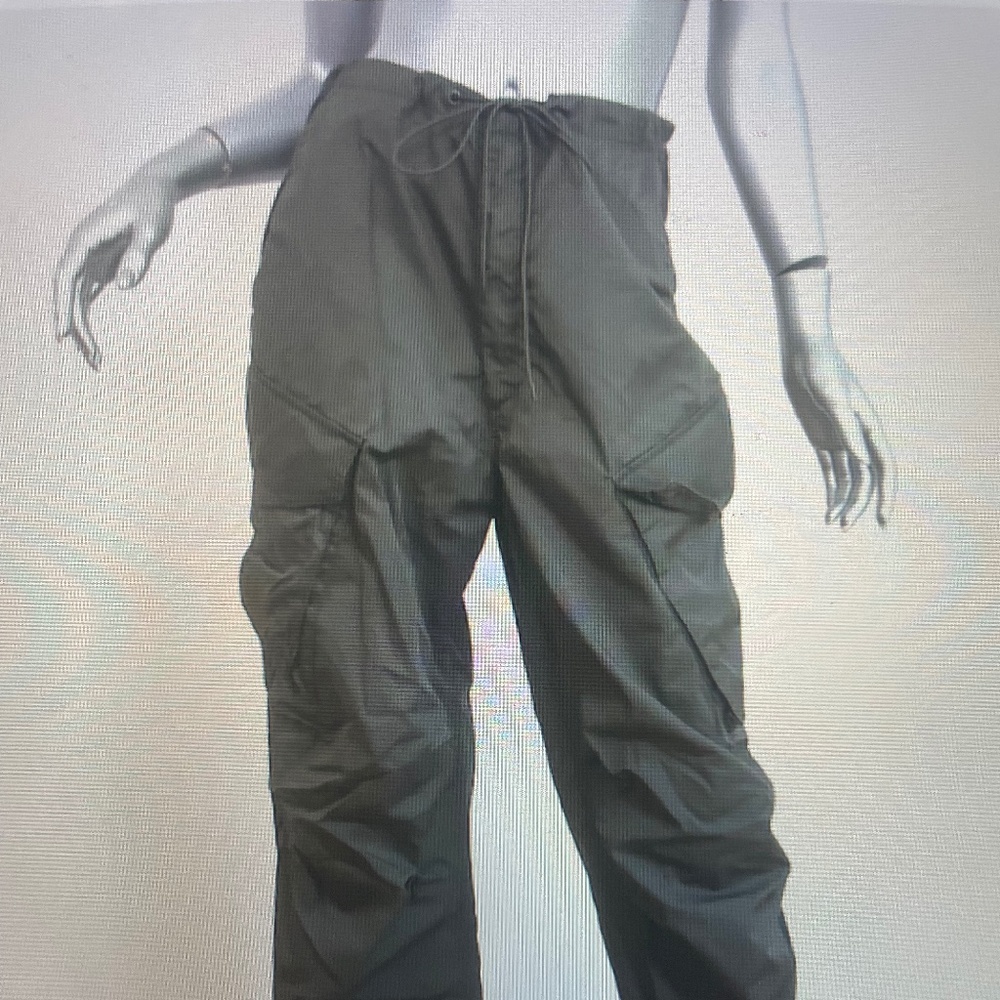 NWOT Agolde Ginvera Cargo Pant Cavier Green Small